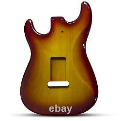 Sienna Sunburst Fender HSS Stratocaster Compatible Guitar Body 2 Piece Alder