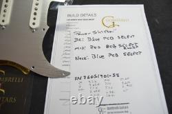 Silver Beatle Loaded Fender Stratocaster Pickguard with NAMM Select pickups