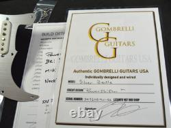 Silver Beatle Loaded Fender Stratocaster Pickguard with NAMM Select pickups
