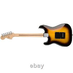 Squier Affinity HSS Stratocaster Electric Guitar Brown Sunburst with Fender Play