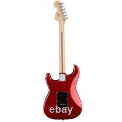 Squier Affinity HSS Stratocaster Electric Guitar Candy Apple Red + Fender Play