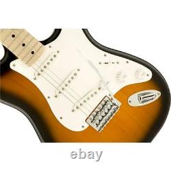 Squier Affinity Series Stratocaster Electric Guitar, Maple, 2-Color Sunburst