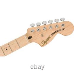 Squier Affinity Series Stratocaster Electric Guitar, Maple, Olympic White