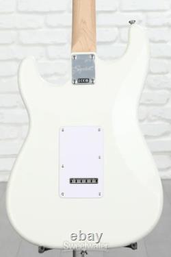 Squier Affinity Series Stratocaster Electric Guitar Olympic White with Maple