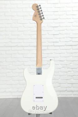 Squier Affinity Series Stratocaster Electric Guitar Olympic White with Maple