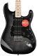 Squier Affinity Series Stratocaster Fmt Hss Electric Guitar Black Burst With