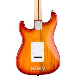 Squier Affinity Series Stratocaster FMT HSS Maple FB Guitar Sienna Sunburst