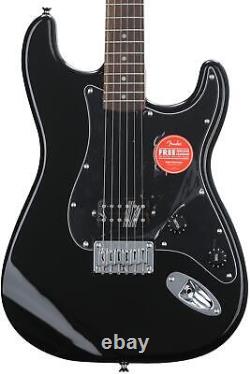 Squier Affinity Series Stratocaster H HT Black, Sweetwater Exclusive
