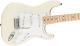 Squier Affinity Series Stratocaster White Pickguard Olympic White Maple Neck