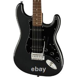 Squier Affinity Stratocaster HSS Guitar Pack wFrontman Amp Charcoal Frost Metal Squier Affinity Stratocaster HSS Guitar Pack wFrontman Amp Charcoal Frost Metal