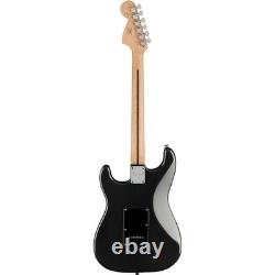 Squier Affinity Stratocaster HSS Guitar Pack with15G Amp Charcoal Frost Metallic