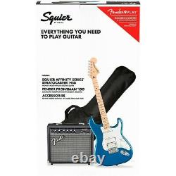 Squier Affinity Stratocaster HSS Guitar Pack withFrontman 15G Amp Lake Placid Blue