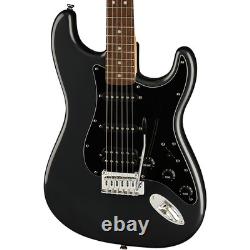 Squier Affinity Stratocaster HSS Guitar Pack withFrontman Amp Charcoal Frost Metal