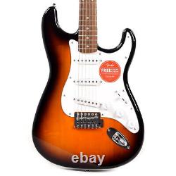 Squier Affinity Stratocaster SSS Electric Guitar with Tremolo Brown Sunburst