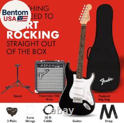 Squier Debut Series Stratocaster Electric Guitar Kit, Beginner Guitar Kit, with