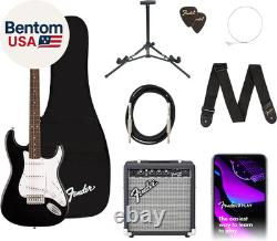 Squier Debut Series Stratocaster Electric Guitar Kit, Beginner Guitar Kit, with