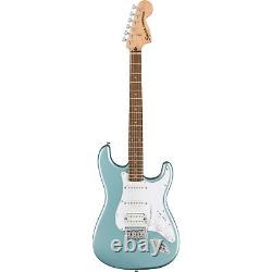Squier FSR Affinity Series Stratocaster HSS Electric Guitar in Ice Blue Metallic