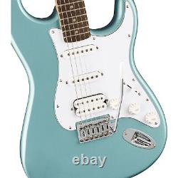 Squier FSR Affinity Series Stratocaster HSS Electric Guitar in Ice Blue Metallic