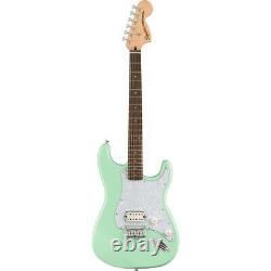 Squier FSR Affinity Stratocaster Electric Guitar, Surf Green #0378074557