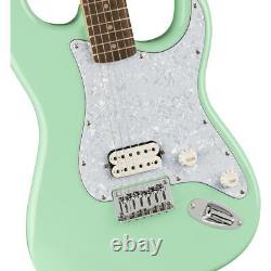 Squier FSR Affinity Stratocaster Electric Guitar, Surf Green #0378074557