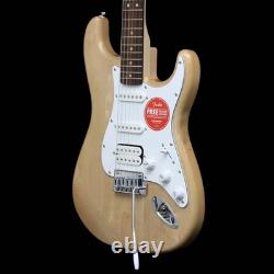 Squier FSR Affinity Stratocaster HSS, Laurel Fingerboard, White PG, Natural