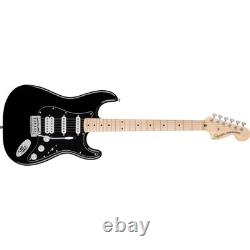 Squier FSR Affinity Stratocaster HSS, Maple Fingerboard, Black Pickguard, Black