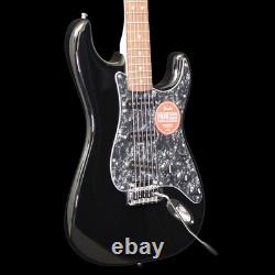 Squier FSR Affinity Stratocaster, Laurel FB, Black Perloid Pickguard, Black