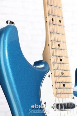 Squier Paranormal Stratocaster Deluxe Electric Guitar Lake Placid Blue, Maple