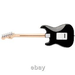 Squier SSS Stratocaster Electric Guitar Black with Fender Play