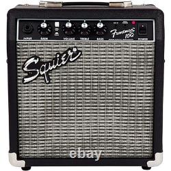 Squier Sonic Stratocaster Electric Guitar Pack with Fender Frontman 10G Amp Blck
