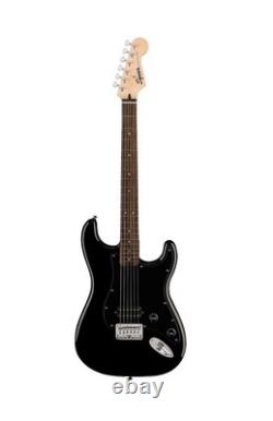 Squier Sonic Stratocaster HT H Laurel Fingerboard Electric Guitar Black