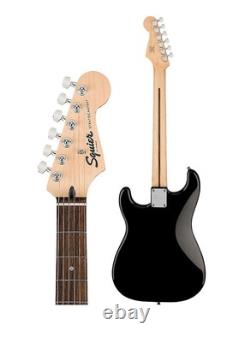 Squier Sonic Stratocaster HT H Laurel Fingerboard Electric Guitar Black