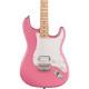 Squier Sonic Stratocaster Ht H Maple Fingerboard Electric Guitar Flash Pink
