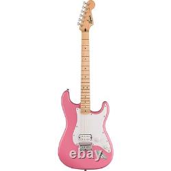 Squier Sonic Stratocaster HT H Maple Fingerboard Electric Guitar Flash Pink