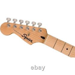 Squier Sonic Stratocaster Left Handed Electric Guitar Black 6 String Tremolo