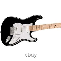 Squier Sonic Stratocaster Maple Fingerboard Electric Guitar Black
