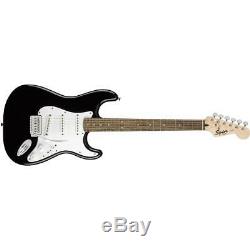 Squier Stratocaster 6-String Electric Guitar Pack, Black #037-1823-006