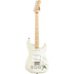 Squier Stratocaster LE Guitar Pack with Fender Frontman 10G Amp Olympic White