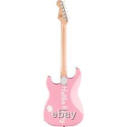 Squier by Fender LIMITED EDITION Hello Kitty Stratocaster Pink Electric Guitar