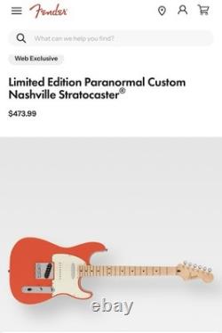 Squier by Fender Limited Edition Paranormal Nashville Stratocaster Maple Neck