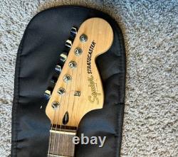 Squier by Fender Stratocaster Electric Guitar Starter Pack with Frontman 15G Amp