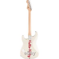 Squier x Hello Kitty Stratocaster Electric Guitar White