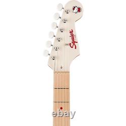 Squier x Hello Kitty Stratocaster Electric Guitar White
