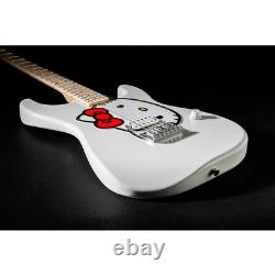 Squier x Hello Kitty Stratocaster Electric Guitar White