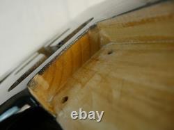 Strat Guitar Body SSS 3 pcs North American Alder Paisley Blacvk/Silver? 4.8Lbs