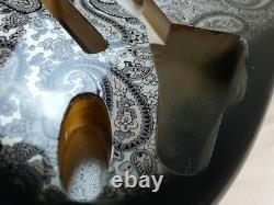 Strat Guitar Body SSS 3 pcs North American Alder Paisley Silver/Black? 4.8Lbs