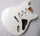 Strat Stratocaster Guitar Body 3 Pcs North American Alder Sss White? 4.4lbs