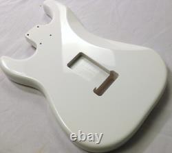 Strat Stratocaster Guitar Body 3 pcs North American Alder SSS White? 4.4Lbs