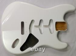 Strat Stratocaster Guitar Body 3 pcs North American Alder SSS White? 4.4Lbs