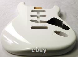 Strat Stratocaster Guitar Body 3 pcs North American Alder SSS White? 4.4Lbs